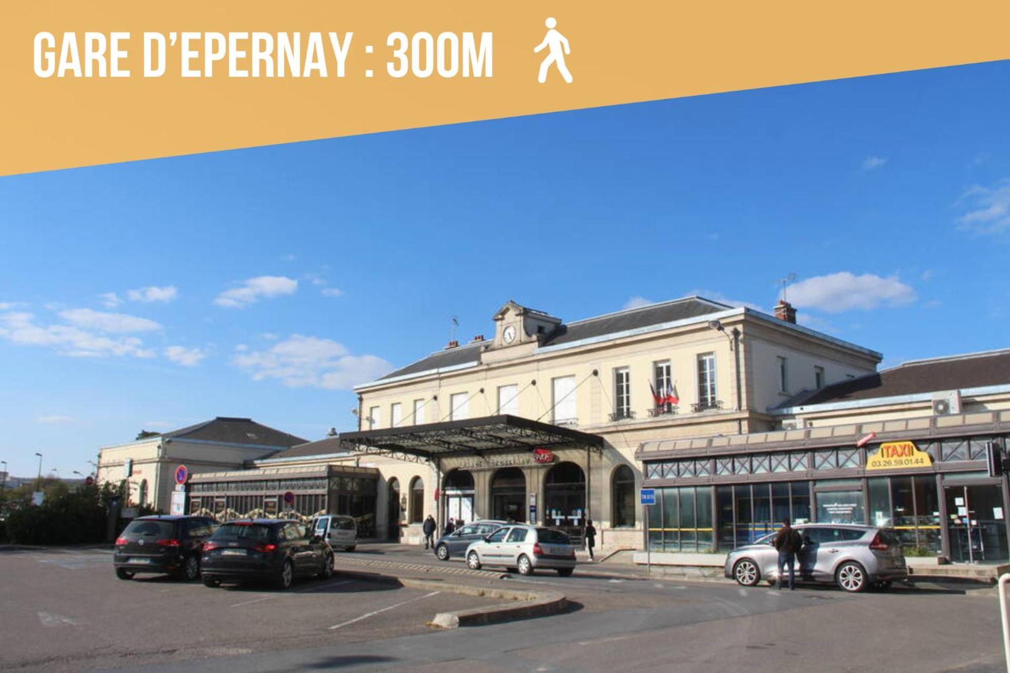 Gite Urbain - La Bulle De Champagne - Parking Epernay Bagian luar foto